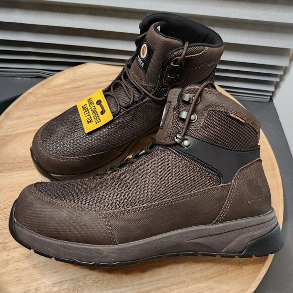 Carhartt Force 6" Work Boots – Men’s 9 Wide | Waterproof | Nano Composite Toe - Picture 2 of 11